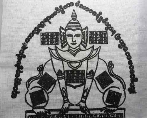 *** จ.ปทุมธานี *** ผ้ายันต์นารายณ์แปลง หลวงพ่อชำนาญ วัดบางกุฎีทอง