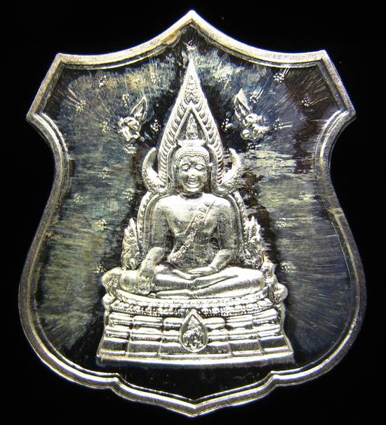 **พระพุทธชินราชเสมา เนื้อเงิน วัดบวรฯ ปี 40 หมายเลข 189 สวยมากครับ ราคาทุน เคาะเดียวแดง**