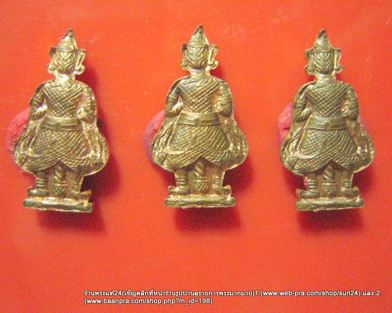 ท้าวเวสสุวัณ วัดสุทัศน์ ปี 2548 หลวงปู่กาหลง ทำพิธี 1ชุด 3 องค์/290-