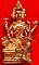 รูปเหมือนพระพรหม รุ่นเหนือดวงร่ำรวย วัดบางจาก นนทบุรี...เนื้อทองแดง...  