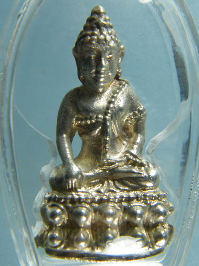 พระกริ่ง เอกาทศรถ (องค์ขาว) เนื้อเงิน พิมพ์ใหญ่ 