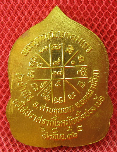 เหรียญหลวงพ่อคูณ รุ่นสิริมงคล เนื้อฝาบาต หมายเลข 6435