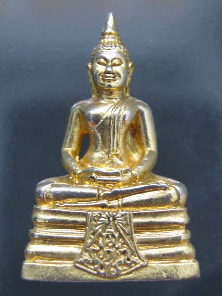 พระกริ่ง หลวงพ่อโสธร 2535 กะไหล่ทอง สวย