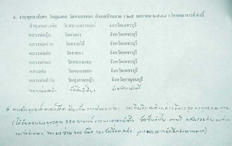 กริ่งรุ่นแรก หลวงพ่อตัด วัดชายนา ปี 43