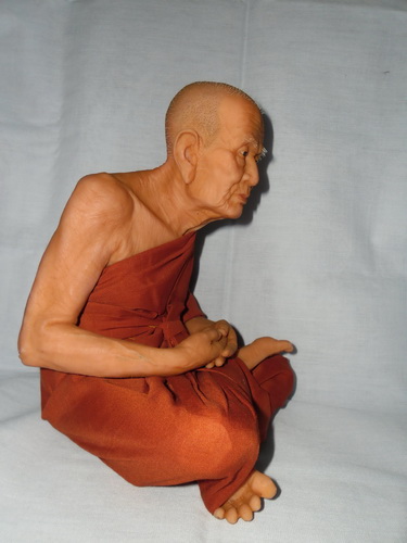 หุ่นขี้ผึ้ง ไฟเบอร์กลาส หลวงปู่ทวด วัดช้างให้