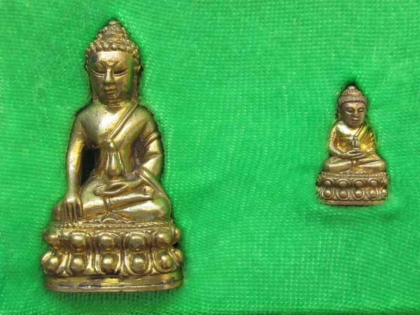 พระกริ่ง - พระชัยวัฒน์ เจริญพร เนื้อทองทิพย์ ที่ระลึกอายุ 84 ปี หลวงพ่อเพี้ยน วัดเกริ่นกฐิน