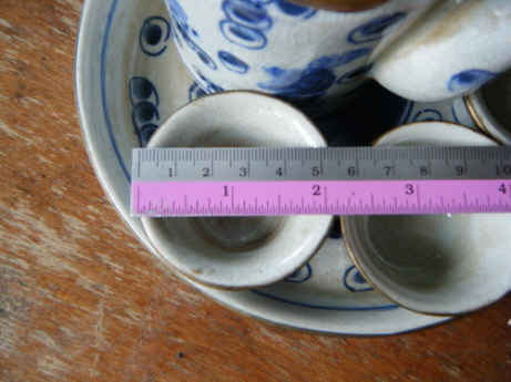 ชุดน้ำชากังใสจีน เก่าๆ 1900B