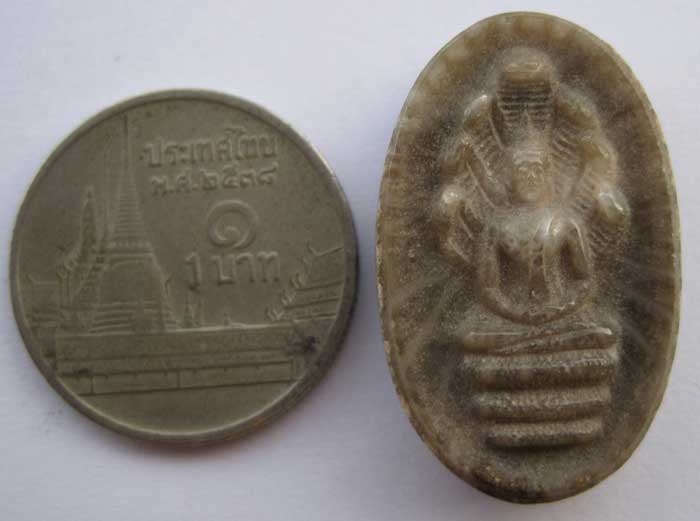 พระนาคปรกแกะจากหินฟอสซิลไดโนเสาร์อายุนับล้านๆปี