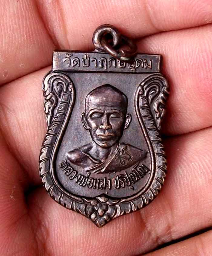 หลวงพ่อแสง ปริปุญโญ วัดป่าฤกษ์อุดม รุ่นแรก ปี 33 ( นิยม) 