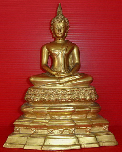 * พระพุทธสิหิงค์บูชา มธ.1 กะไหล่ทอง หน้าตัก 5 นิ้ว สวยมากค่ะ *
