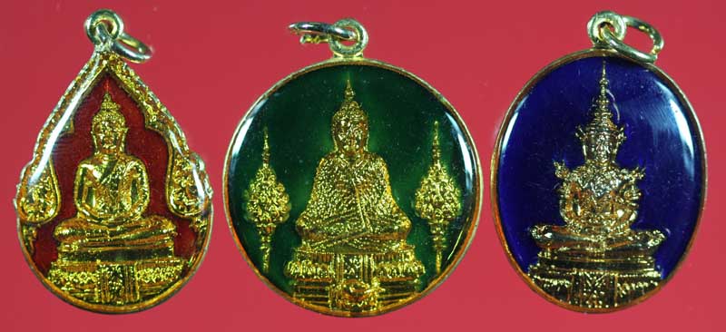 ชุดพระแก้วมรกต ๓ ฤดูกลั่ยทองลงยา กรุงเทพครบ ๒๐๐ ปี กรงเทพฯ ปี ๒๕๒๕