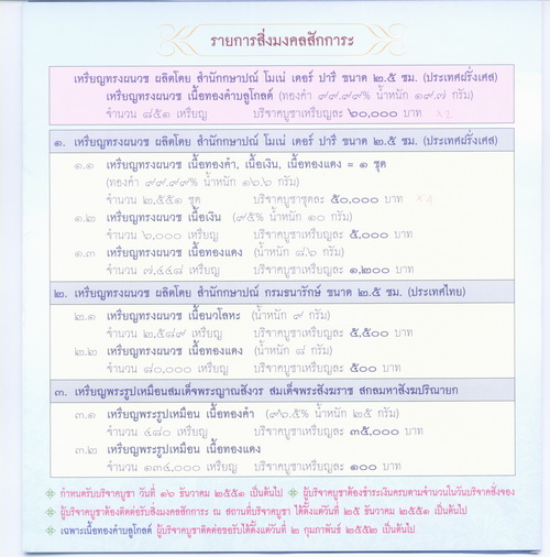 เท่าราคาจองเมื่อปี 2551 เหรียญในหลวงทรงผนวช ปี 2551 โมเน่เดอร์ปารี ประเทศฝรั่งเศส เนื้อเงิน