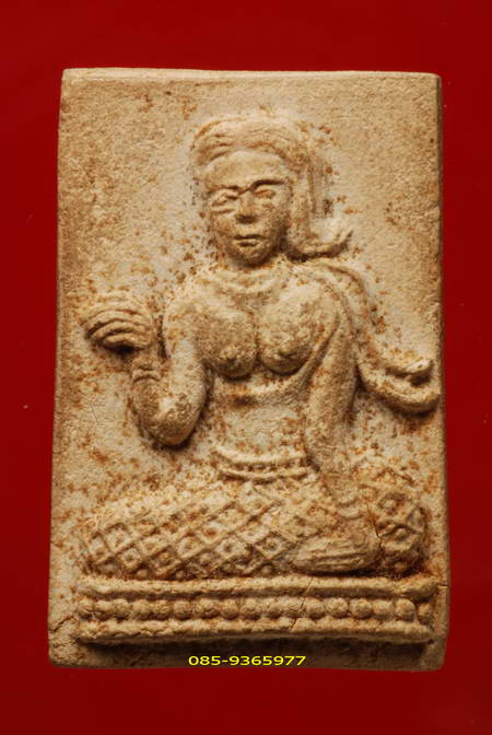 นางกวัก หลวงปู่จันทร์ วัดศรีเทพ จ.นครพนม รุ่นแรก ปี 2500 เนื้อหามวลสารดีมากๆ เนื้อจากมีเนื้อพระสมเด็