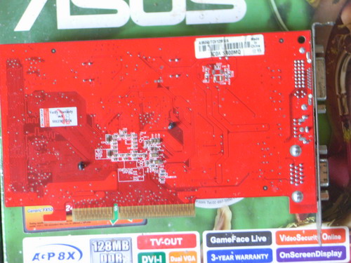 เปิดประมูลขายการ์ดจอ ASUS 128M. A9550 ประกัน Verily Warranty at