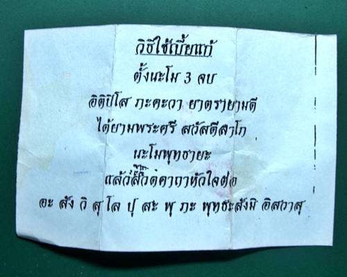 เบี้ยแก้ วัดบางจาก นนทบุรี 
