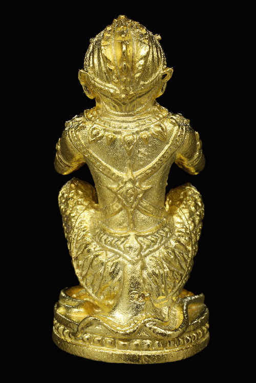 หนุมานจับหลักไตรมาส รุ่นแรกปี 53 หลวงพ่อฟู วัดบางสมัคร