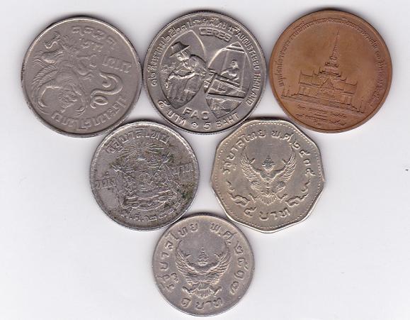 6 เหรียญ 6 แบบ ประเดิม เริ่มต้นสมาชิกใหม่ เริ่มที่เคาะแรกแดงที่ 20฿.