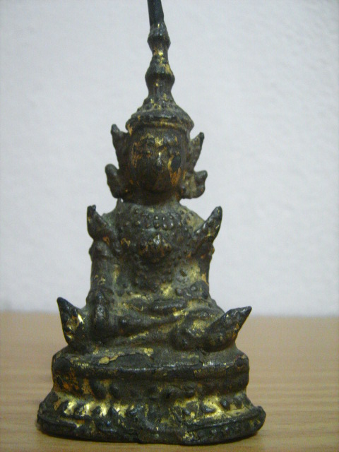พระรัตนะหน้าตักนิ้วครึ่งสูง3นิ้วครึ่งรักทองเดิมๆ