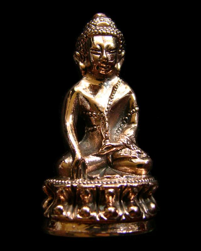 พระกริ่งพรหมรังสี เนื้อนวโลหะก้นเงินแท้ เลข 265 หลวงปู่นาม วัดน้อยชมภู่ สุพรรณบุรี พร้อมกล่องครับ