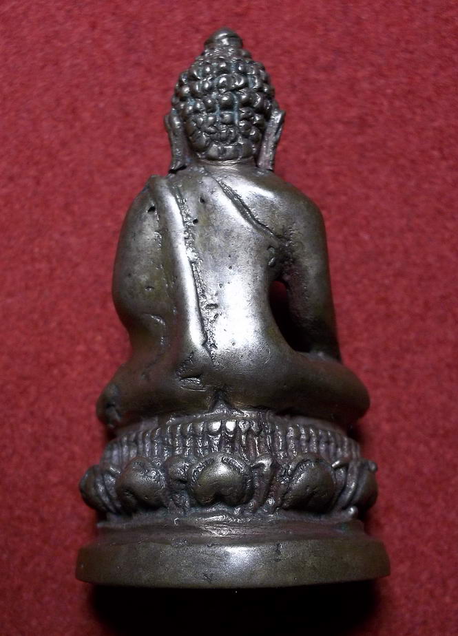 พระกริ่งดอยตุง (พิมพ์เชียงแสนสิงห์หนึ่ง) ก้น ช. จ.เชียงราย เนื้อนวะ ปี2516