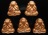 **ทีเดียว 5 องค์ พระปิดตาหลังรูปเหมือน หลวงพ่อเกษม เขมโก เืนื้อทองแดง สวยๆ เคาะเดียวแดง**WT21