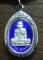 หลวงพ่อคูณ สร้างบารมี ปี 2536 สภาพสวย เนื้อเงินลงยา พร้อมกล่อง