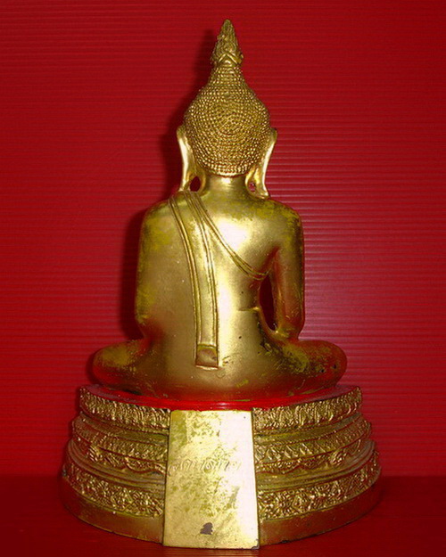 *พระบูชาหลวงพ่อโต วัดหลักสี่ จ.สมุทรสาคร หน้าตัก 5 นิ้ว ปิดทอง สภาพสวยค่ะ*
