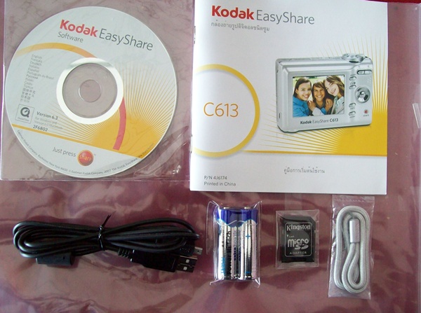 กล้องดิติตอลKodak รุ่นEasy Share c613**ไม่มีกล่อง มาลดราคา อุปกรณ์ครบชุด**