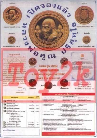 เหรียญดอกบัวหลวงพ่อคูณ วัดบ้านไร่ นครราชสีมา (พร้อมบูชา)