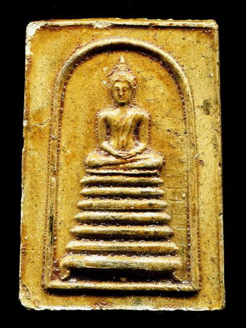 ถูกสุด สะดุดใจ...สมเด็จหลังใบโพธิ์หลวงพ่อขอม วัดไผ่โรงวัว จ.สุพรรณบุรี เคลือบแชล๊ค สวยเดิม หายาก