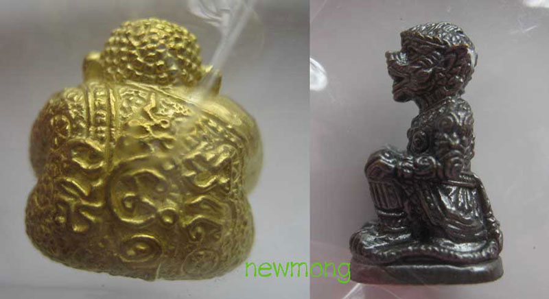 พระ..แห่งโชคลาภ กับ ลูกอมพระสังกัจจายน์อุดกริ่งรุ่นแรก+หนุมานทรงเครื่อง หลวงพ่อเพี้ยน วัดเกริ่นกฐิน1