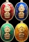 เหรียญนาคปรกเนื้อทองแดงลงยา....4องค์...4สี...No"81รวมกันได้9