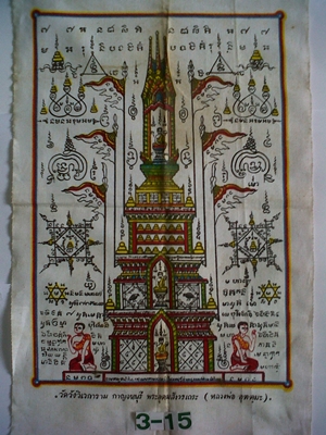 ผ้ายันต์ วัดวังวิเวการาม