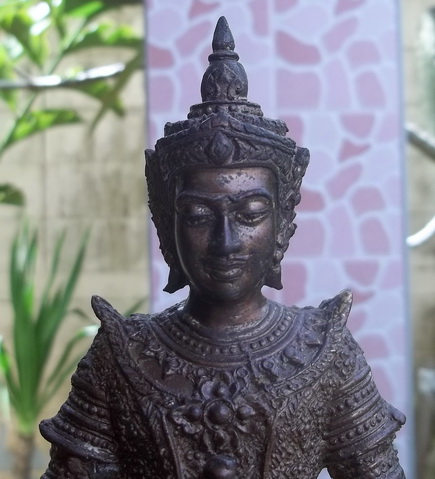 พระบูชาท้าว เวสสุวรรณ หลวงปู่มีวัดมารวิชัย รุ่นแรก