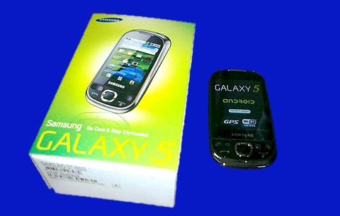 Samsung Galaxy5 ฝาหลังสีขาว สภาพดี ประกัน อีก 10 เดือน ไปเลย