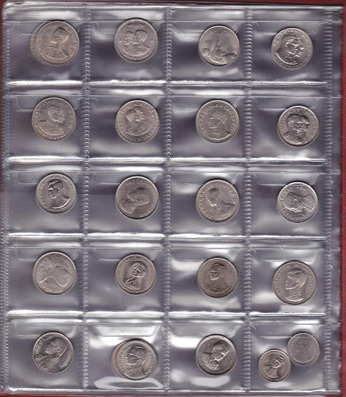 เหรียญ 1 บาท ครบชุด 22 เหรียญ + อัลบั้งใส่เหรียญใส่ได้160เหรียญ ใหม่ไม่ผ่านการใช้