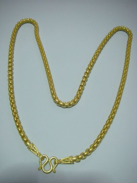 สร้อยเเขวนพระ 1 ห่วงทำจากเหรียญสตางค์ ลายผ่าหวาย 270 บาท