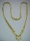 สร้อยเเขวนพระ 1 ห่วงทำจากเหรียญสตางค์ ลายสี่เสา 270 บาท
