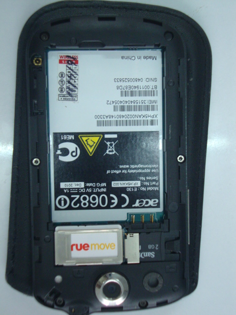 ขาย acer betouch E130 สีดำ