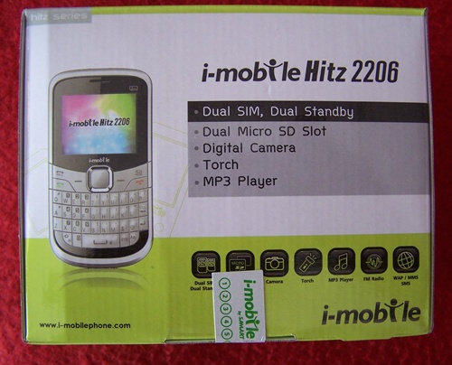 โทรศัพท์มือถือ เครื่องใหม่แกะกล่อง i-mobile รุ่น Hitz2206  พร้อมEMSบริการถึงที่