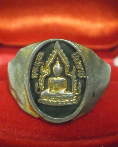เคาะเดียว!!  แหวนพระพุทธชินราช เนื้ออัลปากล้า เก่า