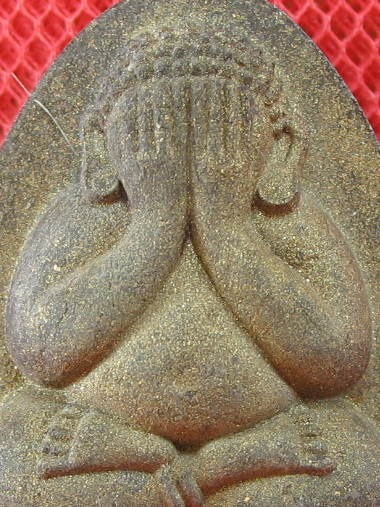 ปิดตานวะมหามงคล แซยิด 76 ปี เนื้อผงใบลาน ตะกรุดเงิน 3 ดอก+โรยผงตะไบพระกริ่งทั้งด้านหน้าและหลัง