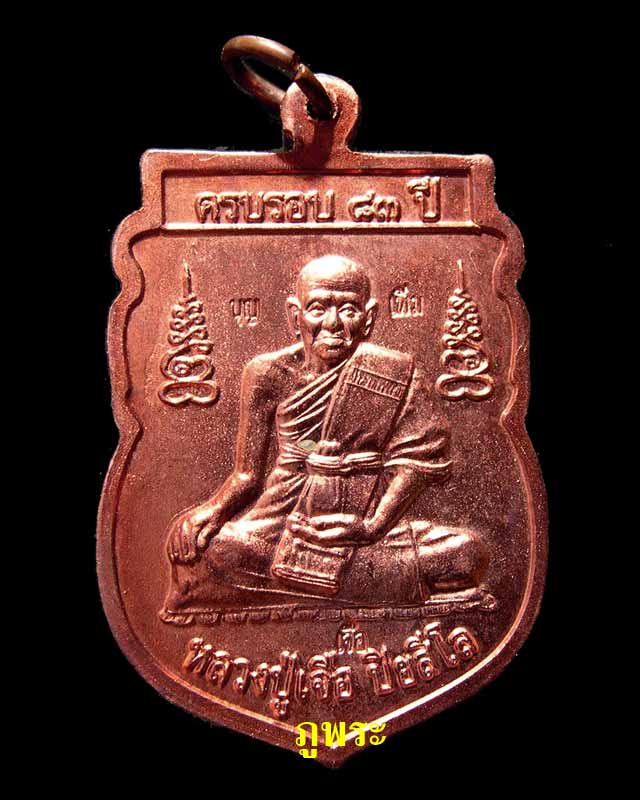 เหรียญเสมาพุดซ้อน หลวงปู่ บุญ-เพิ่ม-เจือ ปี 2551 วัดกลางบางแก้ว จ.นครปฐม