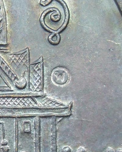 เหรียญหลวงปู่คำพัน โฆสปัญโญ ฉลองหลักเมืองนครพนม ปี2539 ต็อกโค็ต เนื้อทองแดง เคาะเดียว