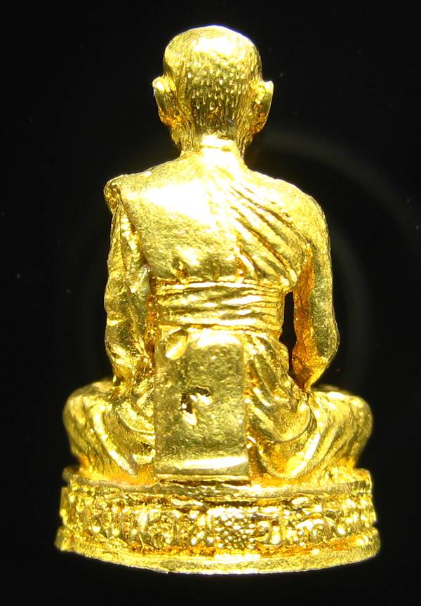 **รูปหล่อมีกริ่ง หลวงพ่อจรัญ วัดอัมพวัน ปี 40 กะหลั่ยทอง สวยๆ เคาะเดียวแดง**WU51