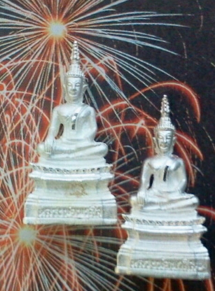 รูปหล่อ พระใส วัดโพธิ์ชัย จ.หนองคาย ๑ คู่เคาะเดียว
