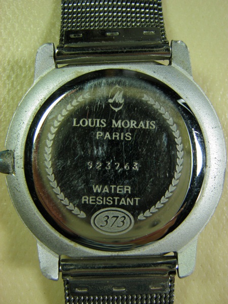 นาฬิกาข้อมือสุภาพสตรี LOUIS MORAIS (หลุยส์ มอเรส์)แท้ มือสองสภาพดี สายสแตนเลสแท้ พร้อมกล่องเดิมๆ