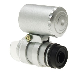 กล้องจุลทรรศน์จิ๋ว กำลังขยายถึง 60 เท่า พร้อมไฟแอลอีดี LED ชิ้นที่7