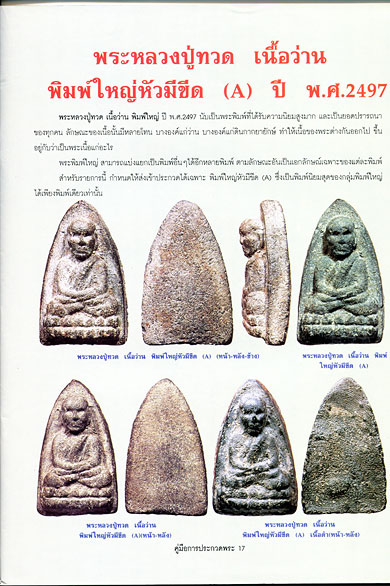 หนังสือ คู่มือการประกวดพระหลวงปู่ทวด วัดช้างให้