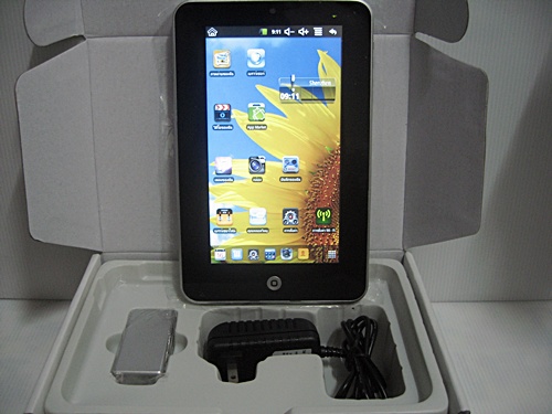 Tablet PC Android pad 2.2 จอสัมผัสขนาด 7 นิ้ว เคาะเดียว 